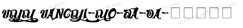 BLK BangLi-Ko-Sa-Na字体转换